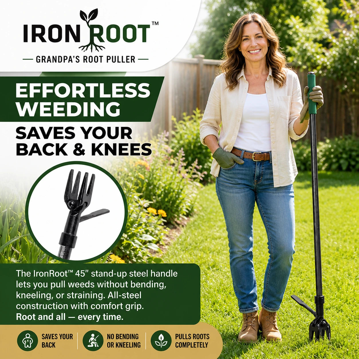 IronRoot™ - Grandpa’s Root Puller